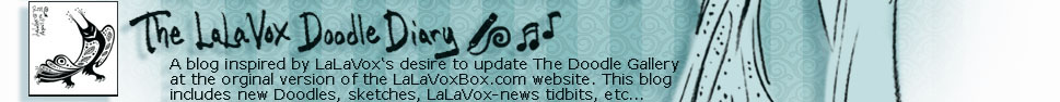 The LaLaVox Doodle Diary blog