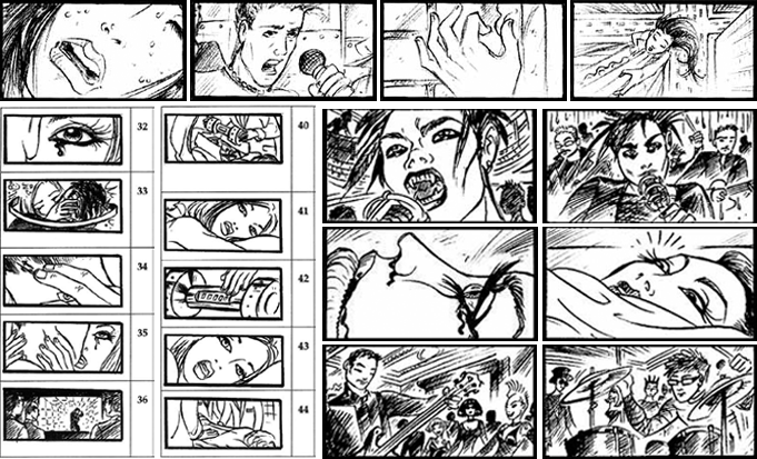 Storyboard illustration by Laura Carleton.