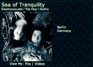 Sea of Tranquility's profile at MySpace - featuring bewitching and unweldy tracks from the album LANDED and never-released LOST TRACKS.