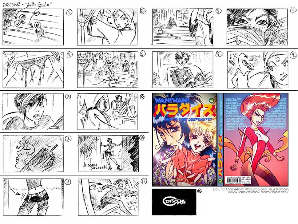 Laura Carleton - Storyboard Illustration at www.lalavoxbox.com/boards/