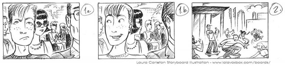 Laura Carleton - Storyboard Illustration at www.lalavoxbox.com/boards/